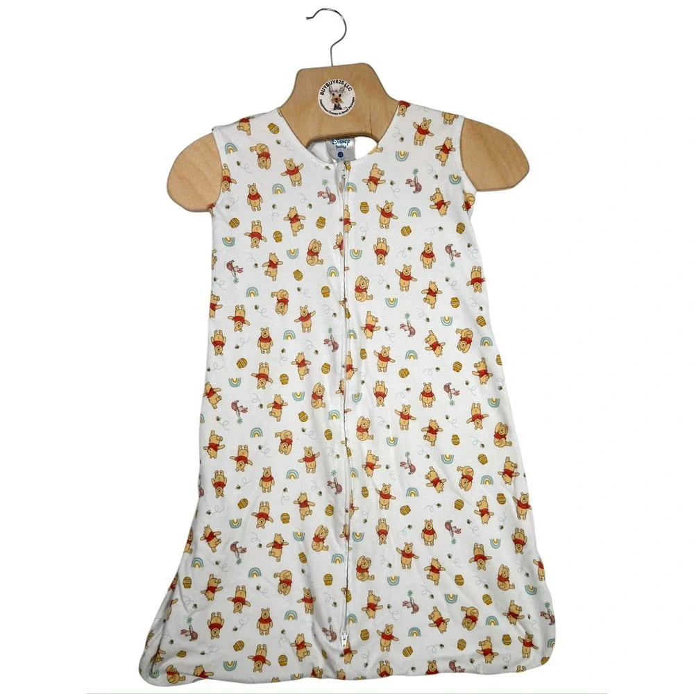 Disney Baby HALO SleepSack Winnie the Pooh Wearable Blanket White 12-18M Zip